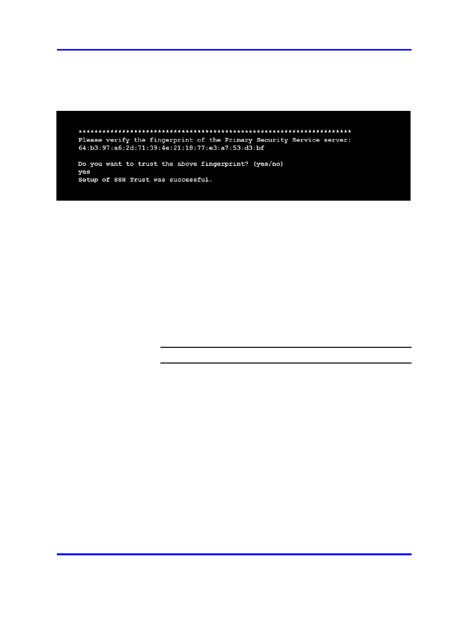 In ecm, Figure 100 "primary security service fingerprint | Nortel Networks NN43001-315 User Manual | Page 99 / 148