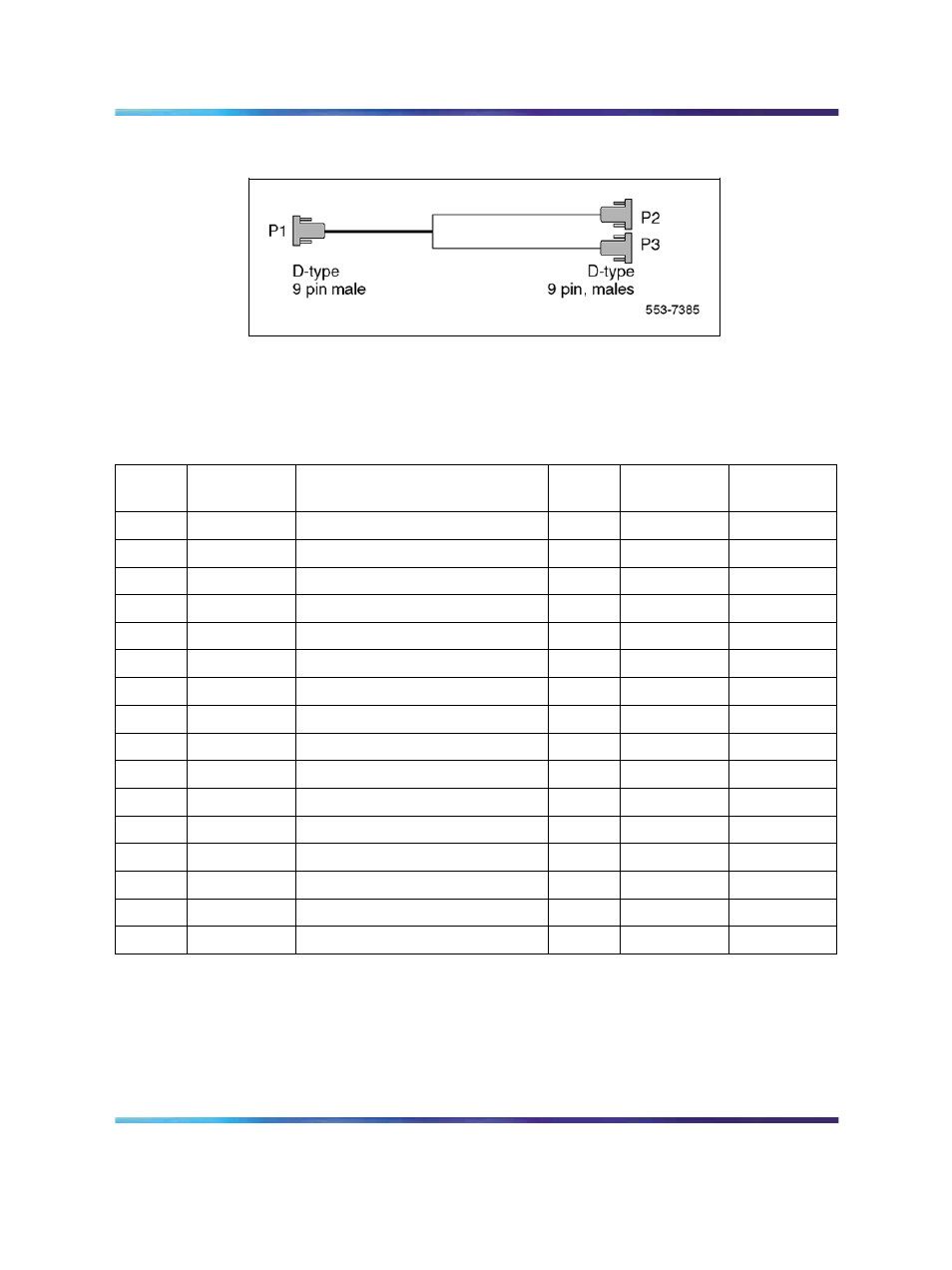 Figure 9 ntck45aa, Table 9 ntck45aa cable pins | Nortel Networks NN43001-301 User Manual | Page 42 / 306