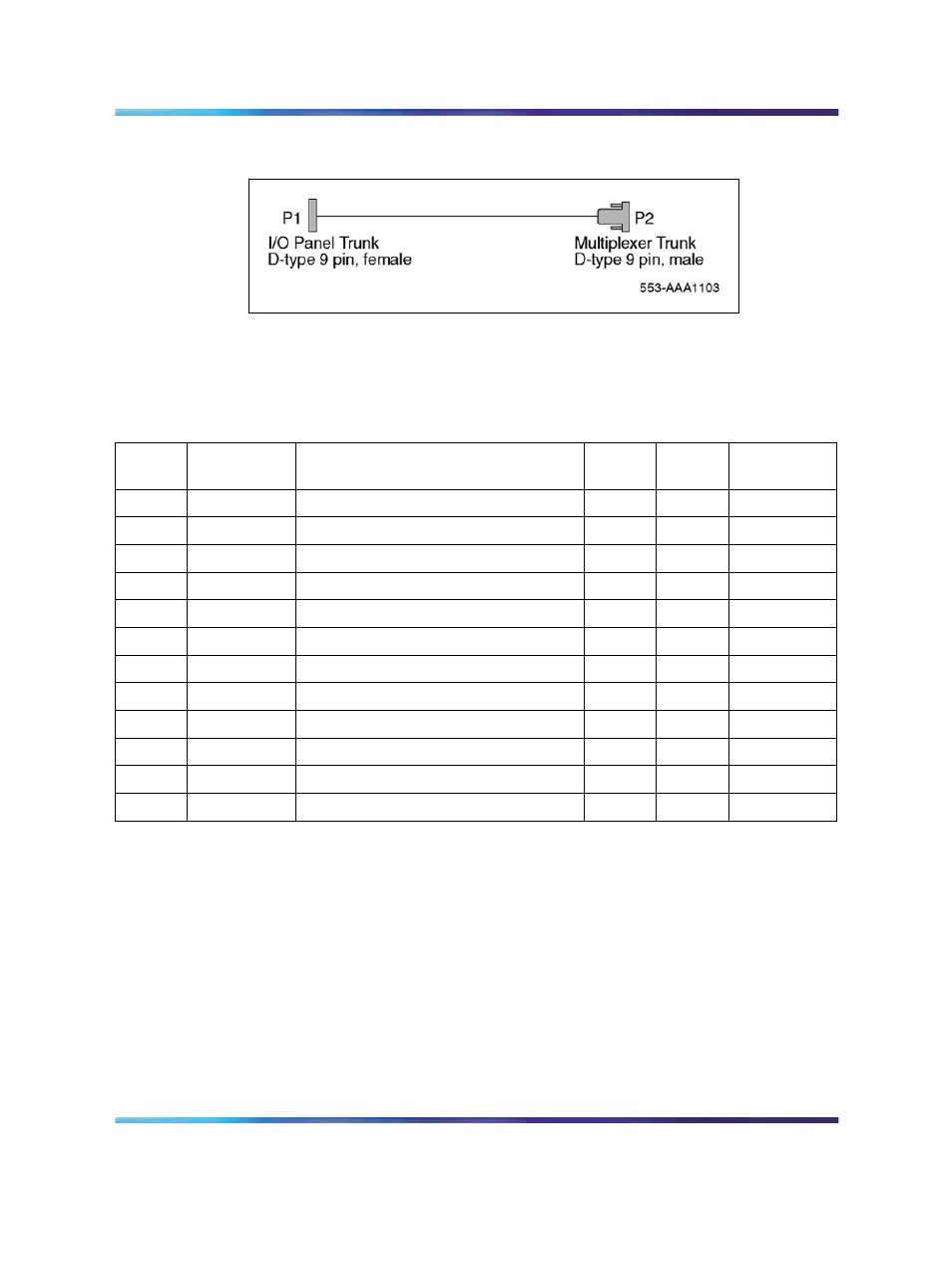 Figure 10 nt8d7217, Table 10 nt8d7217 cable pins | Nortel Networks NN43001-301 User Manual | Page 43 / 306