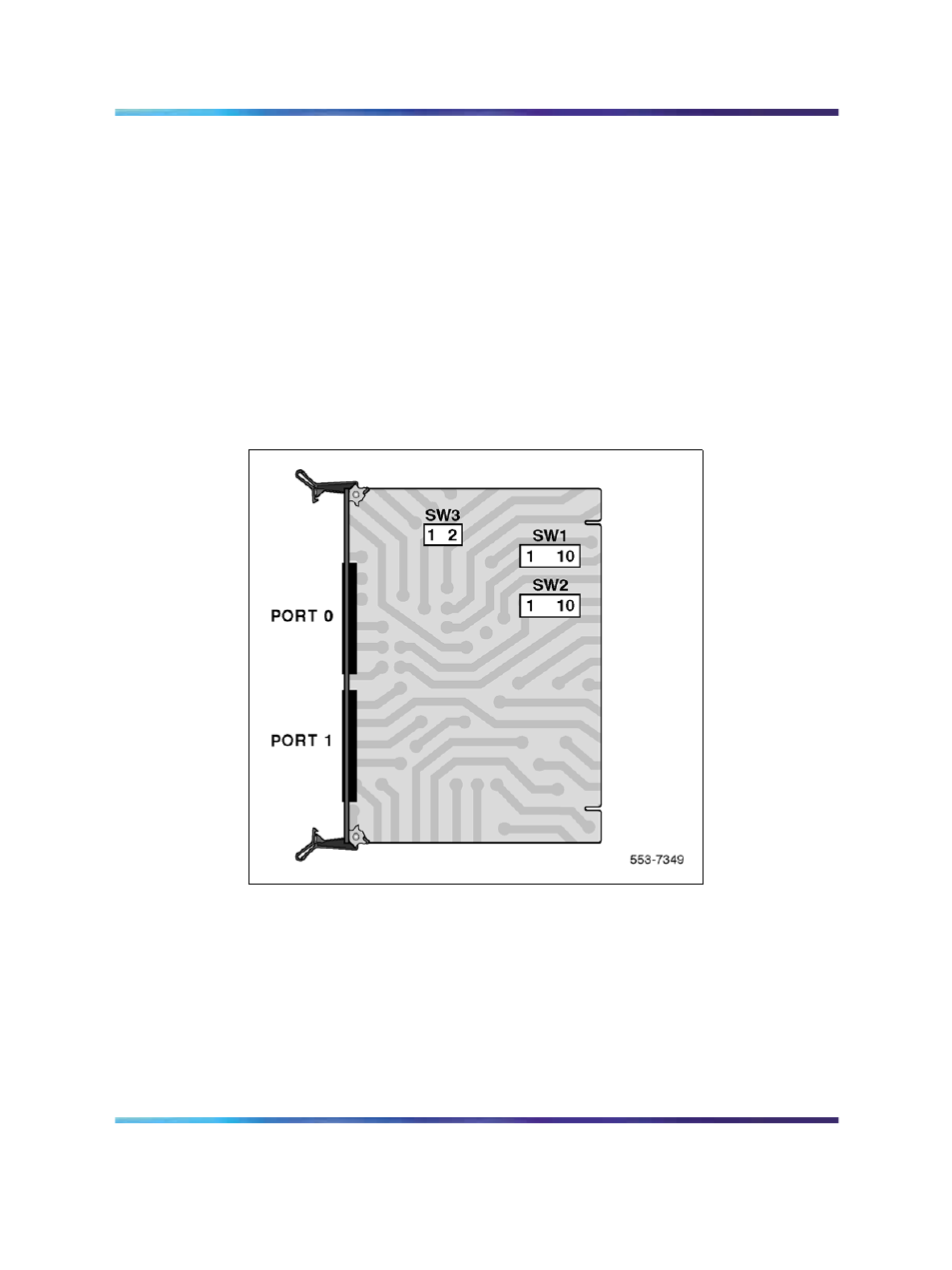 Set up the nt6d11ab, nt6d11ae, nt6d11af dchi, Figure 35 nt6d11 dip switches | Nortel Networks NN43001-301 User Manual | Page 80 / 306