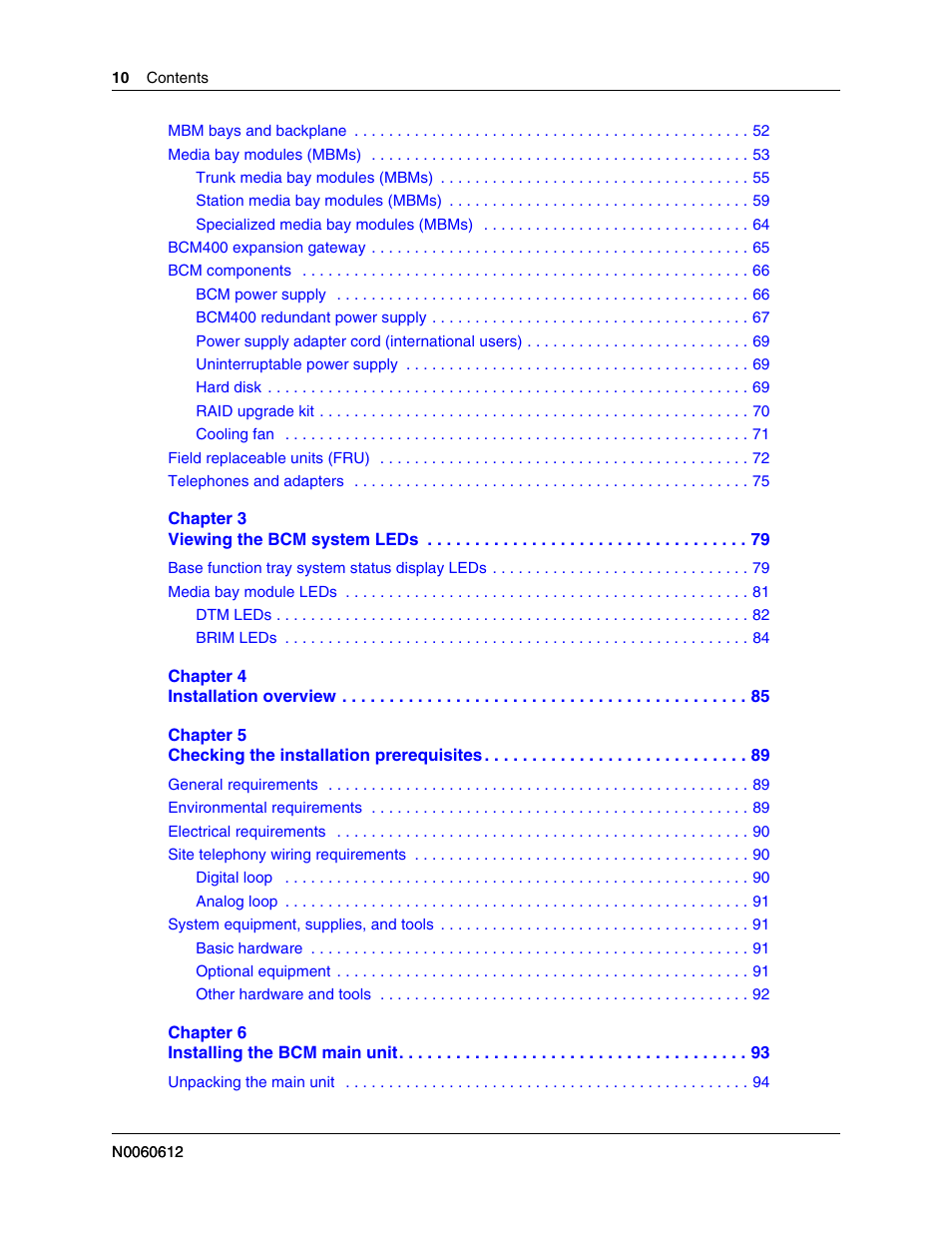 Nortel Networks BCM200/400 User Manual | Page 10 / 394