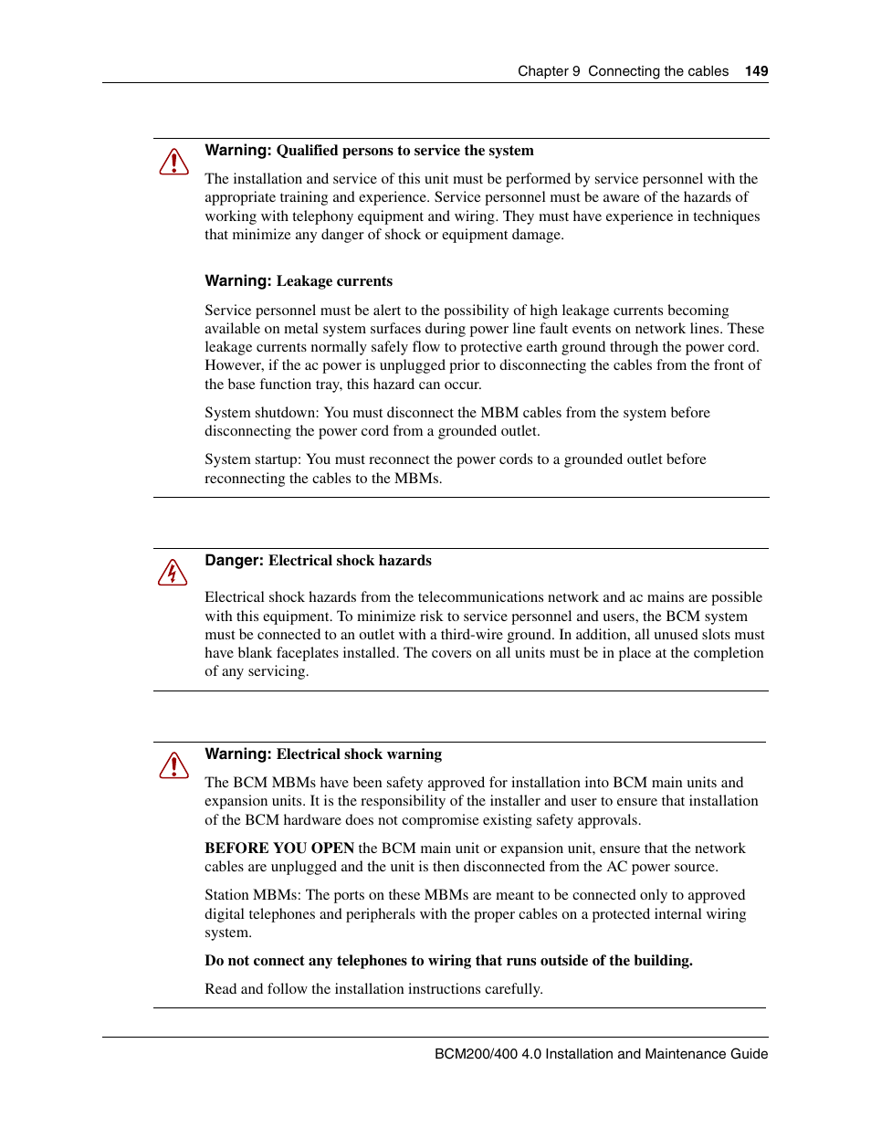 Nortel Networks BCM200/400 User Manual | Page 149 / 394