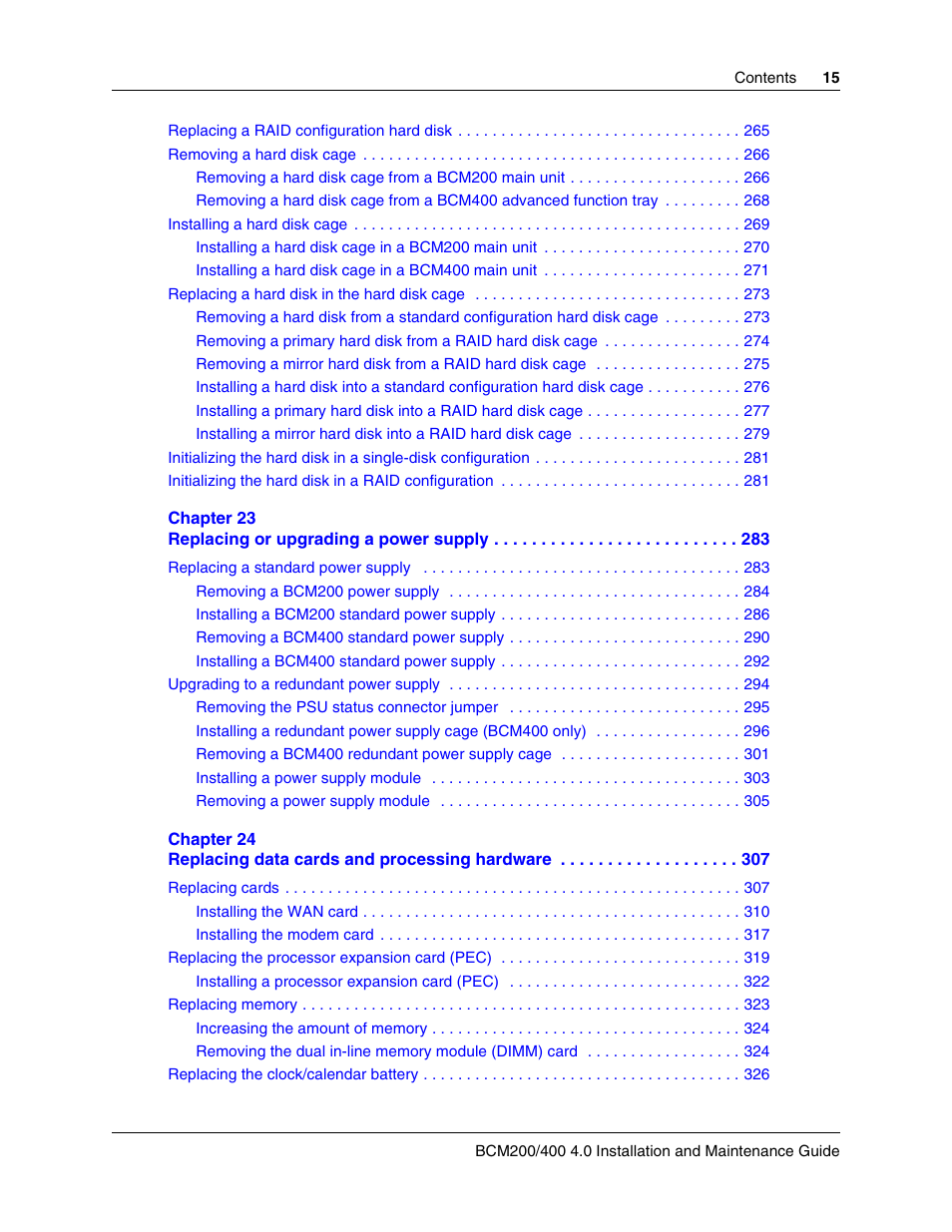 Nortel Networks BCM200/400 User Manual | Page 15 / 394