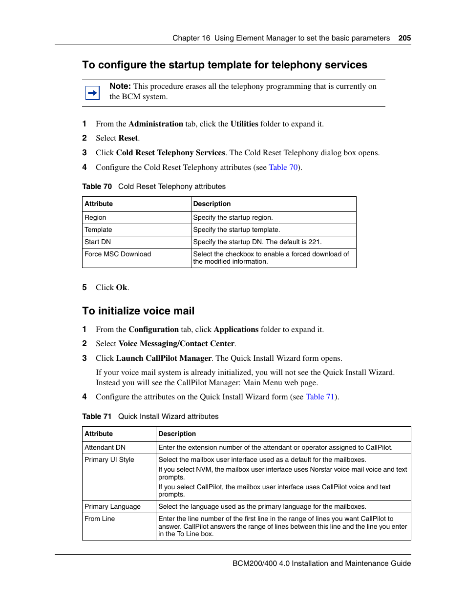 Nortel Networks BCM200/400 User Manual | Page 205 / 394