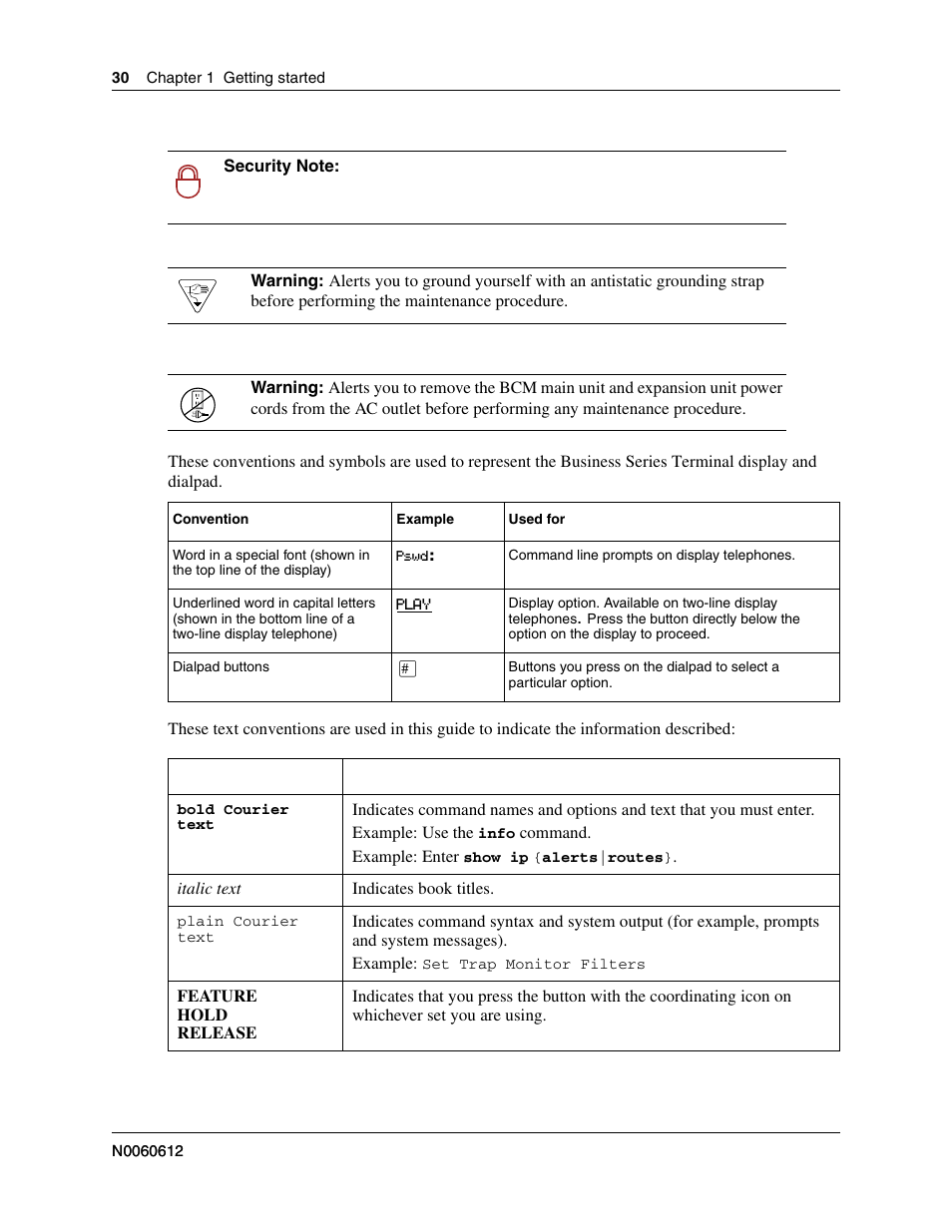 Nortel Networks BCM200/400 User Manual | Page 30 / 394