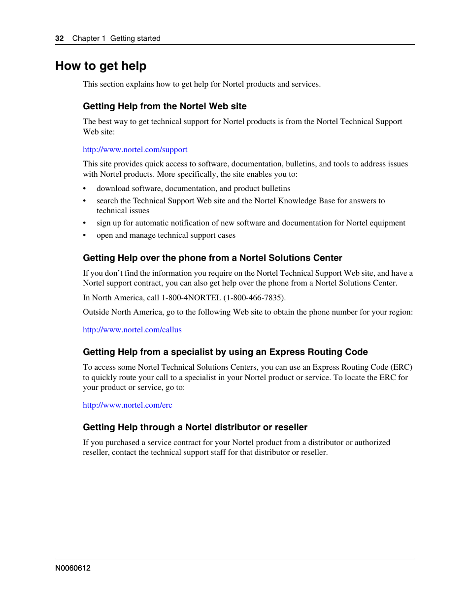 How to get help | Nortel Networks BCM200/400 User Manual | Page 32 / 394