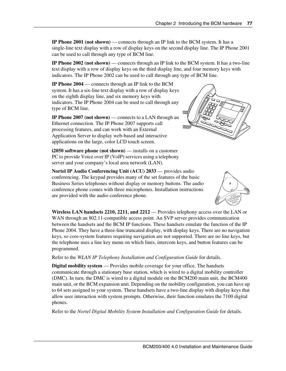 Nortel Networks BCM200/400 User Manual | Page 77 / 394