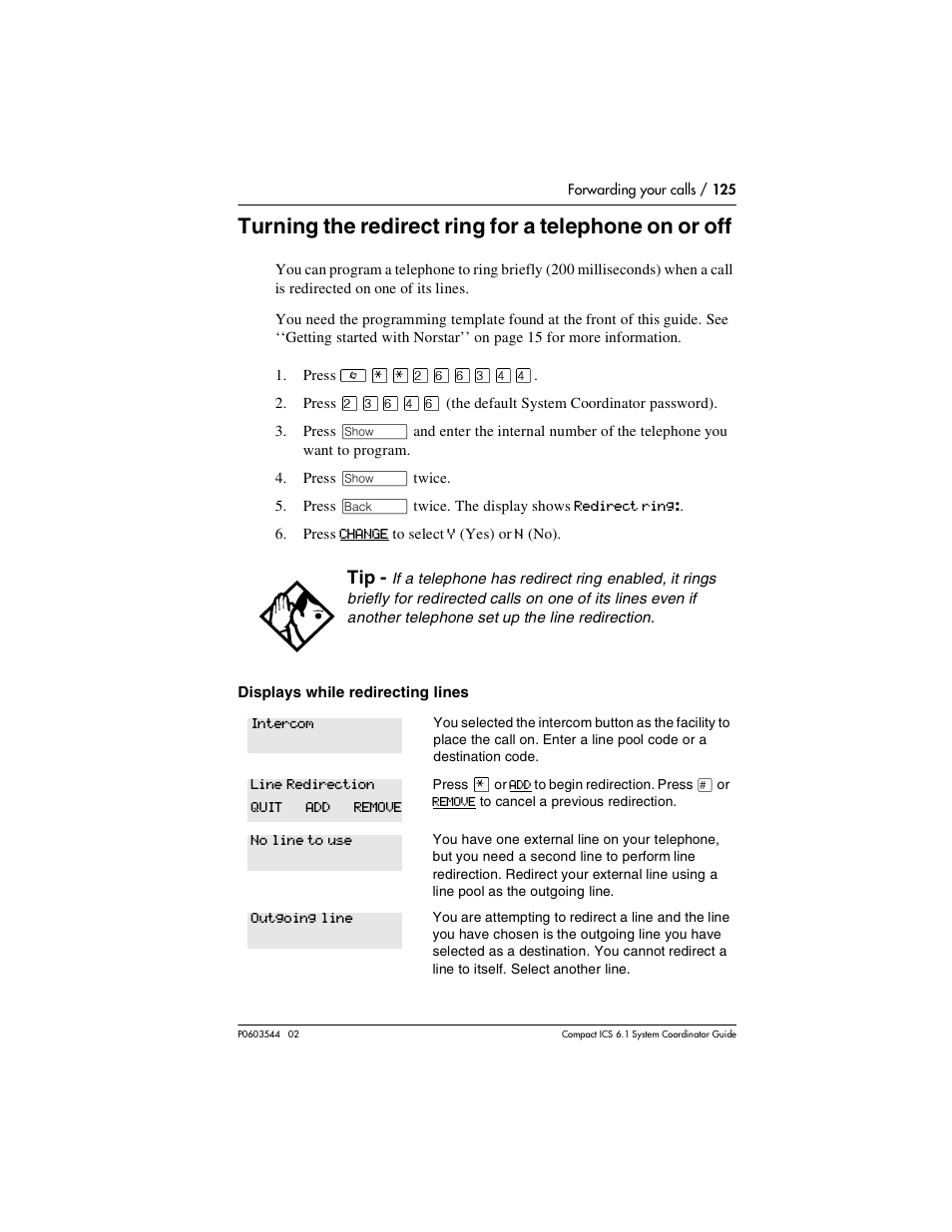 Nortel Networks 6.1 User Manual | Page 125 / 278