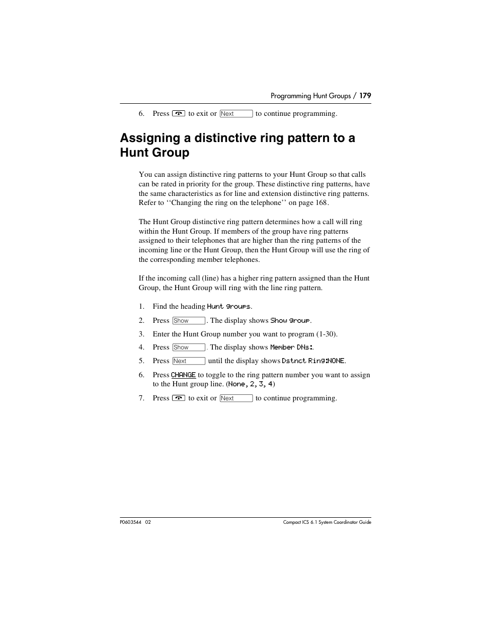 Nortel Networks 6.1 User Manual | Page 179 / 278