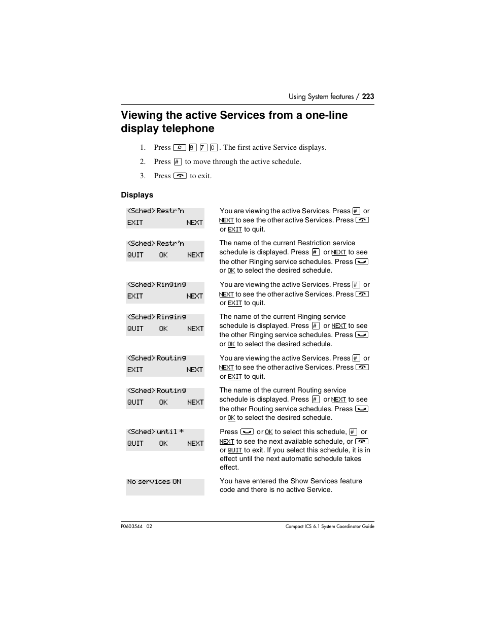 Telephone 223 | Nortel Networks 6.1 User Manual | Page 223 / 278
