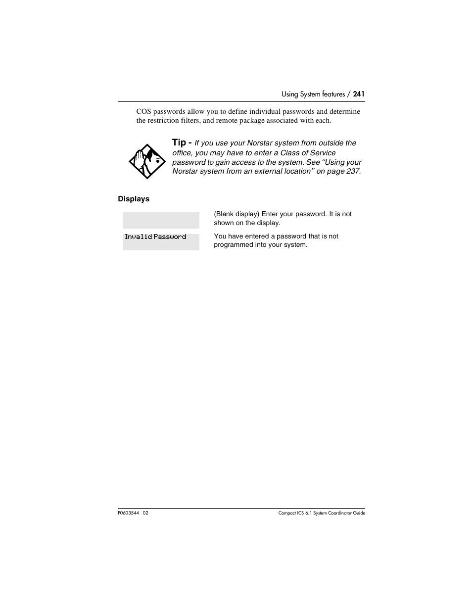Nortel Networks 6.1 User Manual | Page 241 / 278