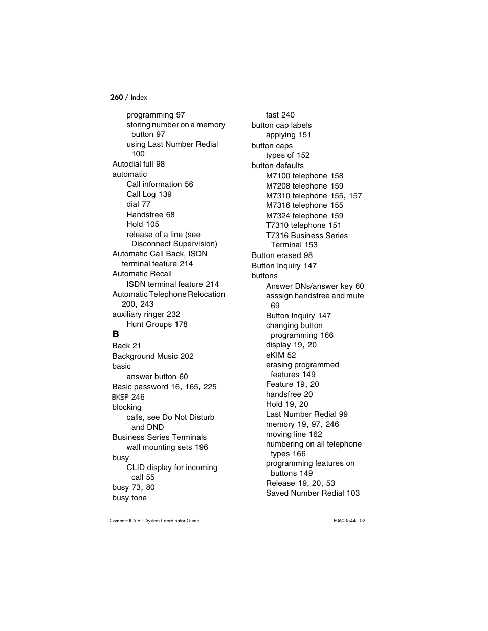 Nortel Networks 6.1 User Manual | Page 260 / 278