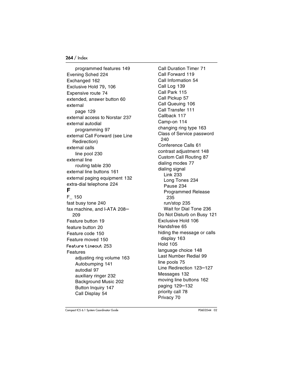 Nortel Networks 6.1 User Manual | Page 264 / 278