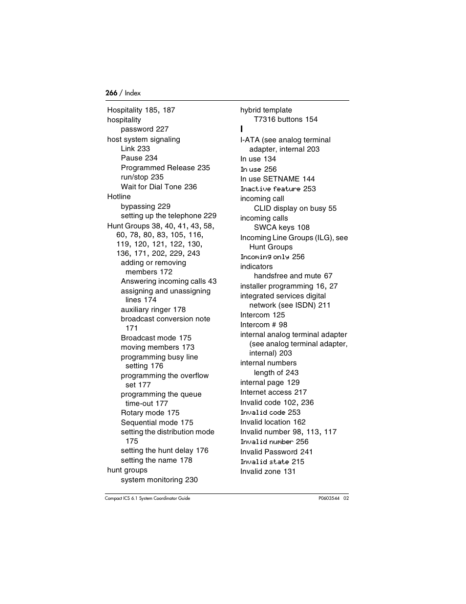 Nortel Networks 6.1 User Manual | Page 266 / 278