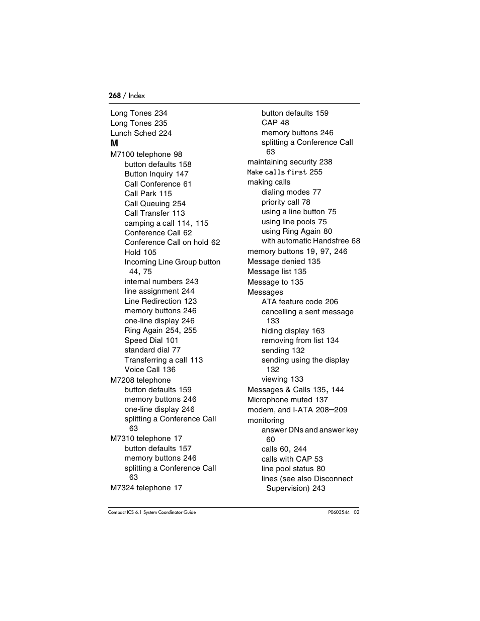 Nortel Networks 6.1 User Manual | Page 268 / 278