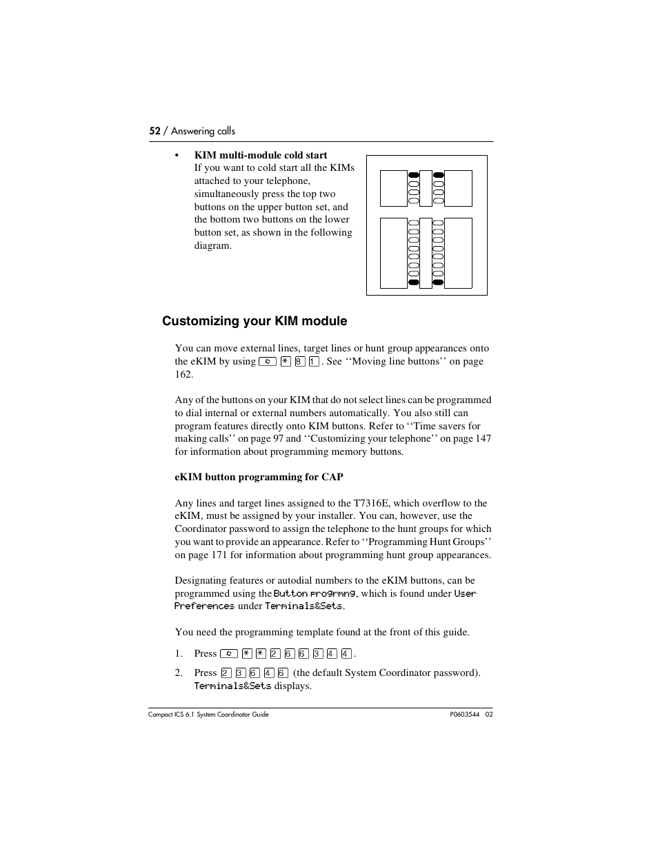 Customizing your kim module | Nortel Networks 6.1 User Manual | Page 52 / 278