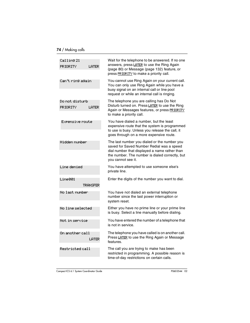 Nortel Networks 6.1 User Manual | Page 74 / 278