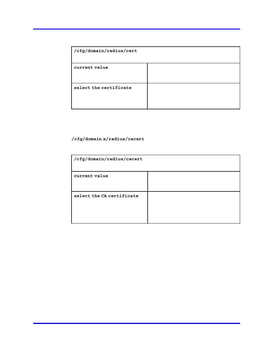 Select the ca certificate | Nortel Networks 5500 series User Manual | Page 138 / 526