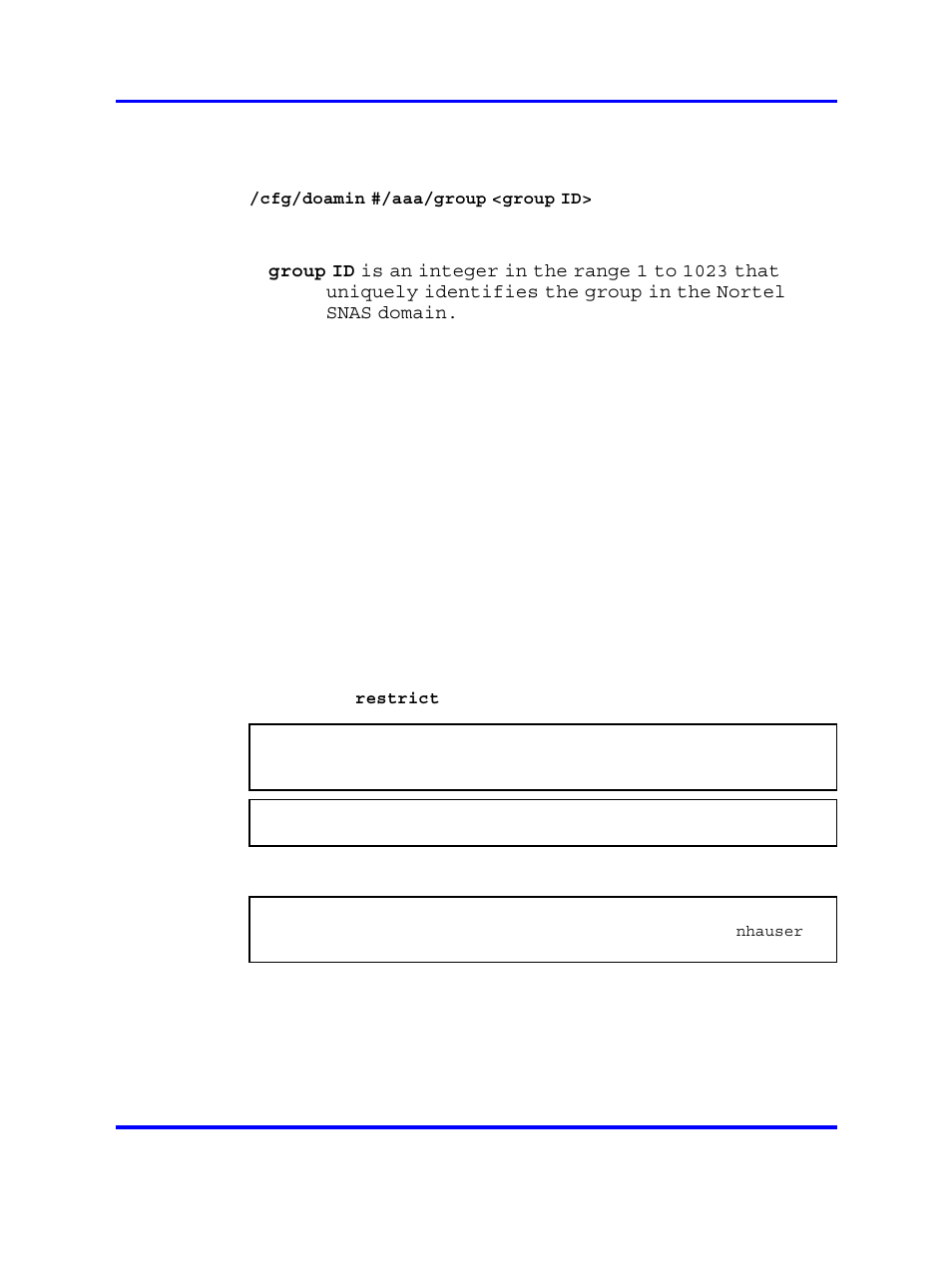 Configuring groups, Configuring | Nortel Networks 5500 series User Manual | Page 156 / 526