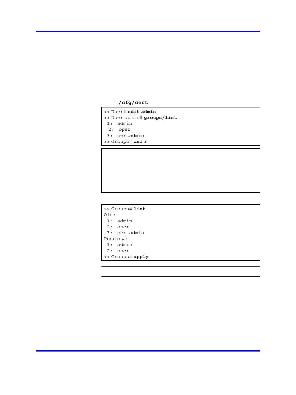 Changing a users group assignment, Changing a users group | Nortel Networks 5500 series User Manual | Page 221 / 526