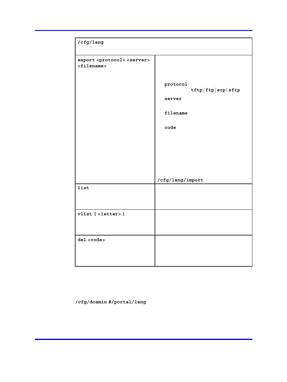 Setting the portal display language, Setting the | Nortel Networks 5500 series User Manual | Page 243 / 526