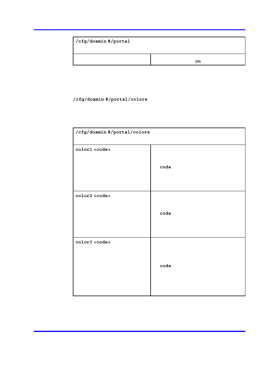 Changing the portal colors | Nortel Networks 5500 series User Manual | Page 249 / 526