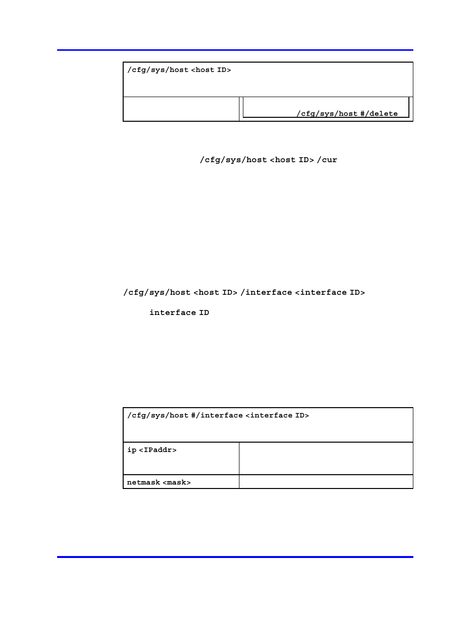 Viewing host information, Configuring host interfaces, Configuring | Nortel Networks 5500 series User Manual | Page 268 / 526