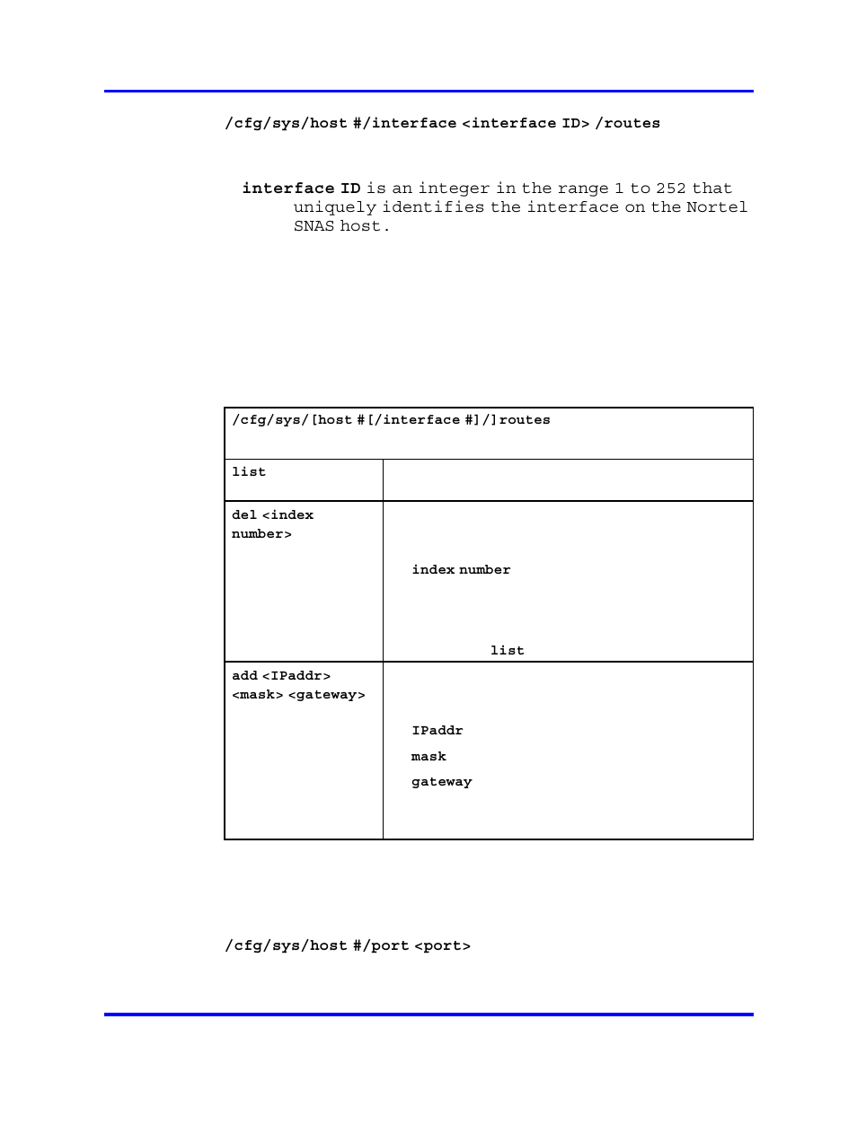 Configuring host ports, Configuring | Nortel Networks 5500 series User Manual | Page 271 / 526