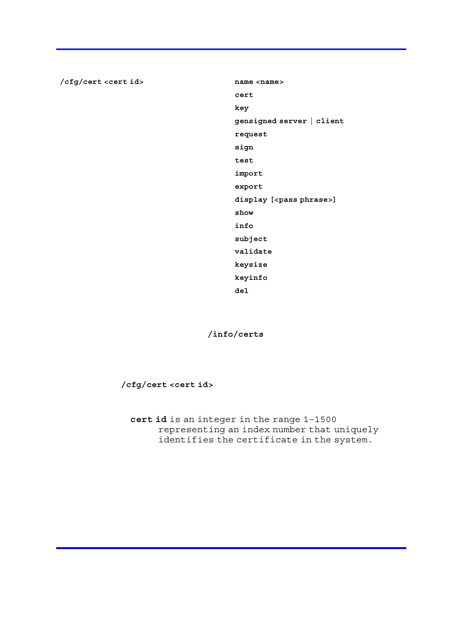 Managing and viewing certificates and keys | Nortel Networks 5500 series User Manual | Page 302 / 526