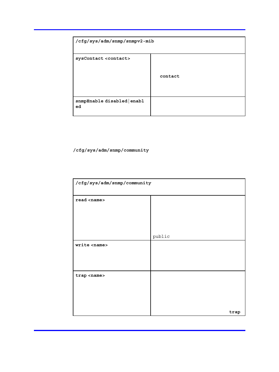 Configuring the snmp community, Configuring the | Nortel Networks 5500 series User Manual | Page 327 / 526