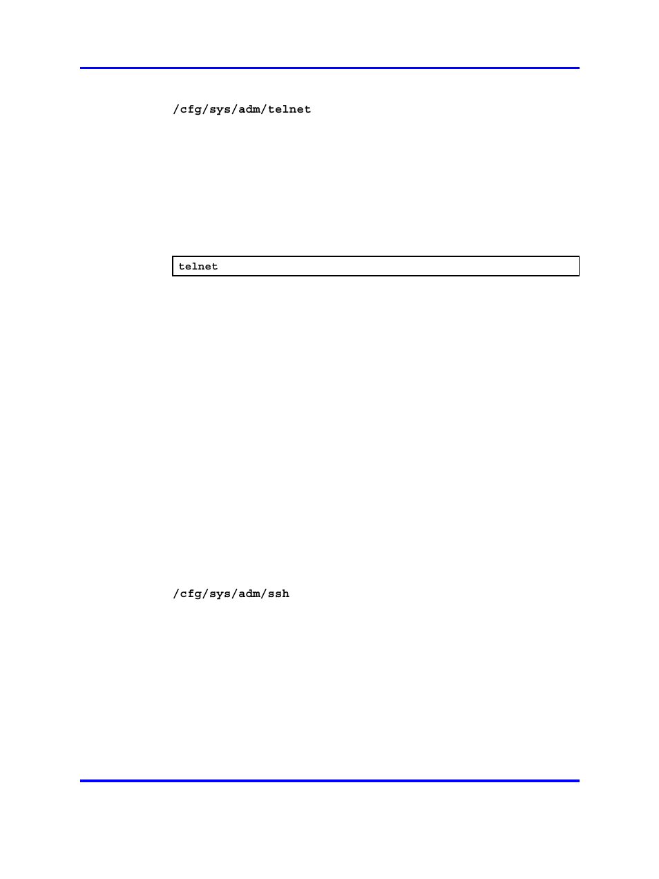 Running telnet, Establishing a connection using ssh, Enabling and restricting ssh access | Running an ssh client, Establishing a | Nortel Networks 5500 series User Manual | Page 380 / 526