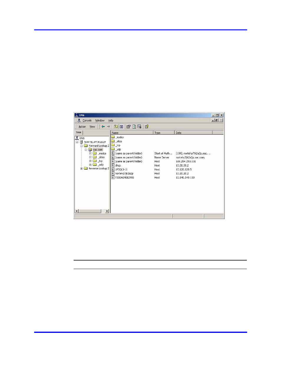 Configure the network dns server, Configure the network dhcp server | Nortel Networks 5500 series User Manual | Page 388 / 526