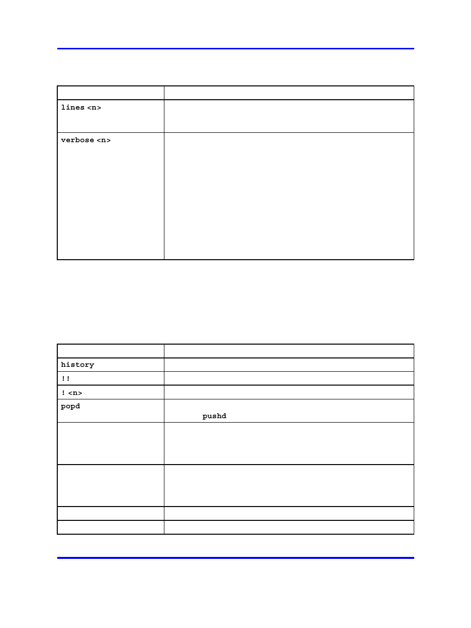 Command line history and editing | Nortel Networks 5500 series User Manual | Page 416 / 526