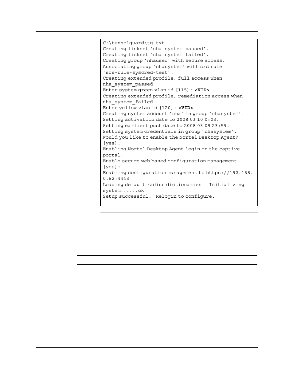 Settings created by the quick setup wizard | Nortel Networks 5500 series User Manual | Page 49 / 526