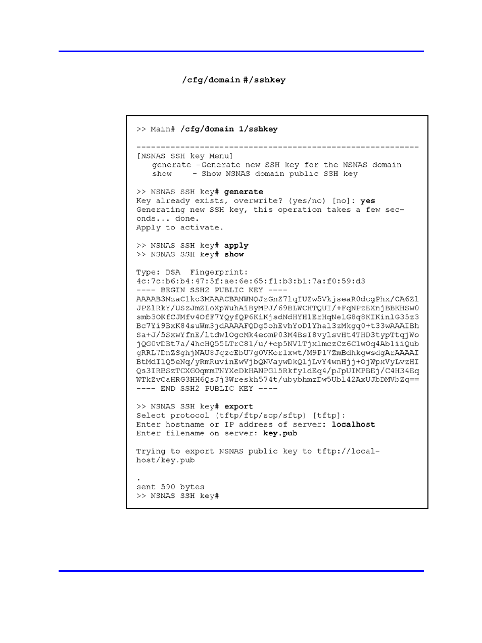 Managing ssh keys for nortel snas communication, Managing, Managing ssh keys for nortel snas | Managing ssh keys for | Nortel Networks 5500 series User Manual | Page 71 / 526