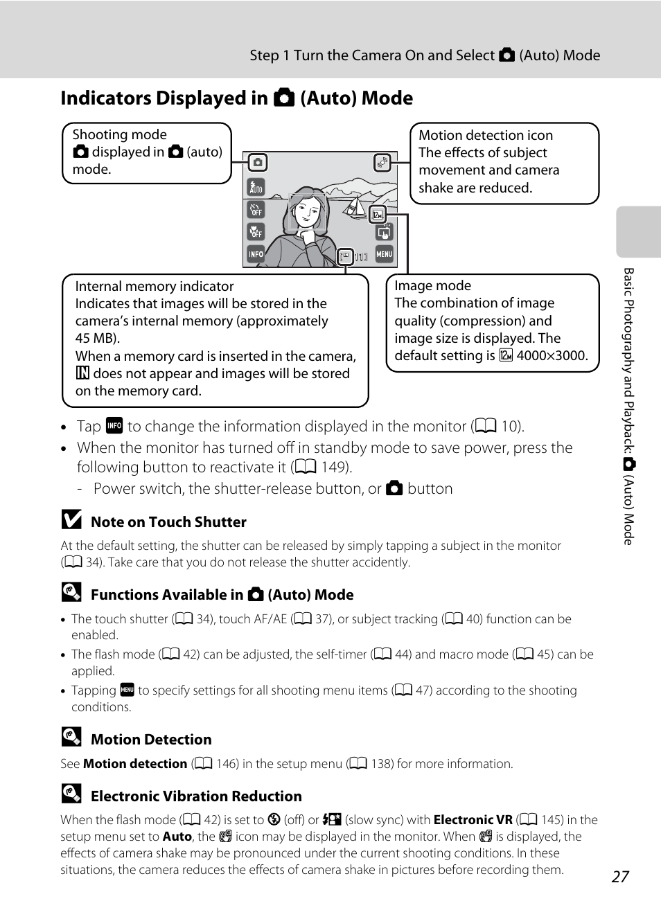 Indicators displayed in auto mode, Indicators displayed in a (auto) mode | Nortel Networks S4000 User Manual | Page 39 / 196