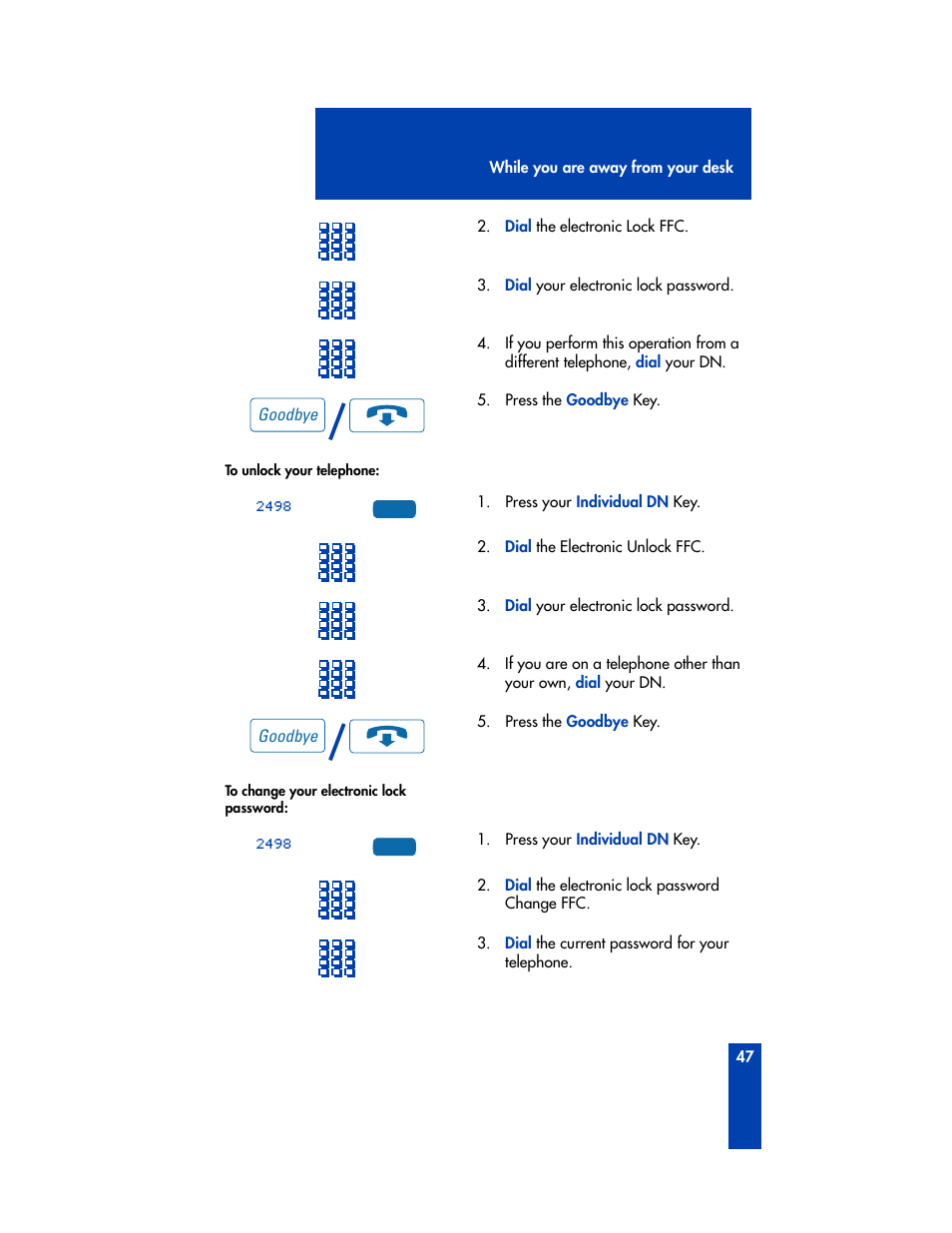 Nortel Networks M3905 User Manual | Page 55 / 92