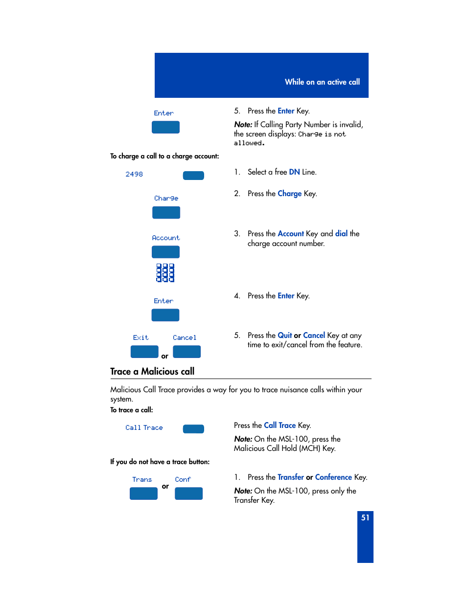 Trace a malicious call, T mca data parameters | Nortel Networks M3905 User Manual | Page 59 / 92