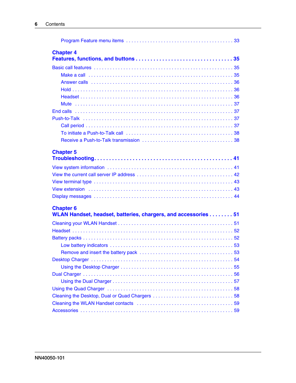Nortel WLAN IP 2210 User Manual | Page 6 / 61