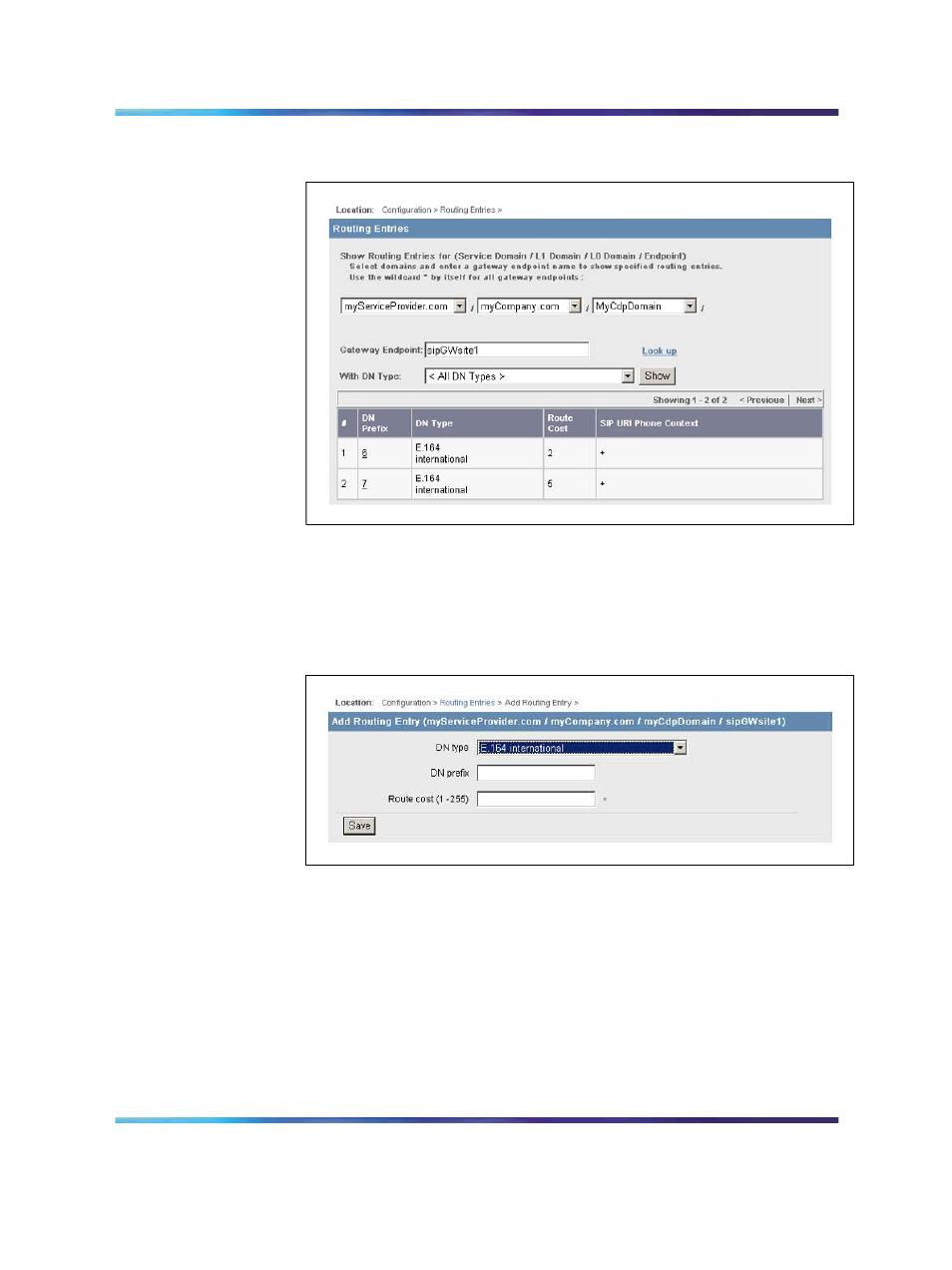 Figure 10 "nrs routing | Nortel Networks SRG 50 NN43001-307 User Manual | Page 59 / 222