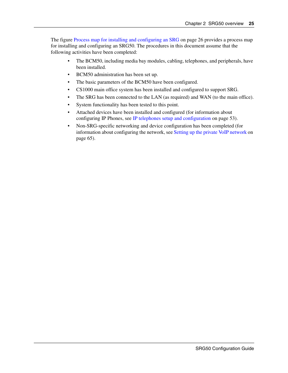 Nortel Networks SRG50 User Manual | Page 25 / 102