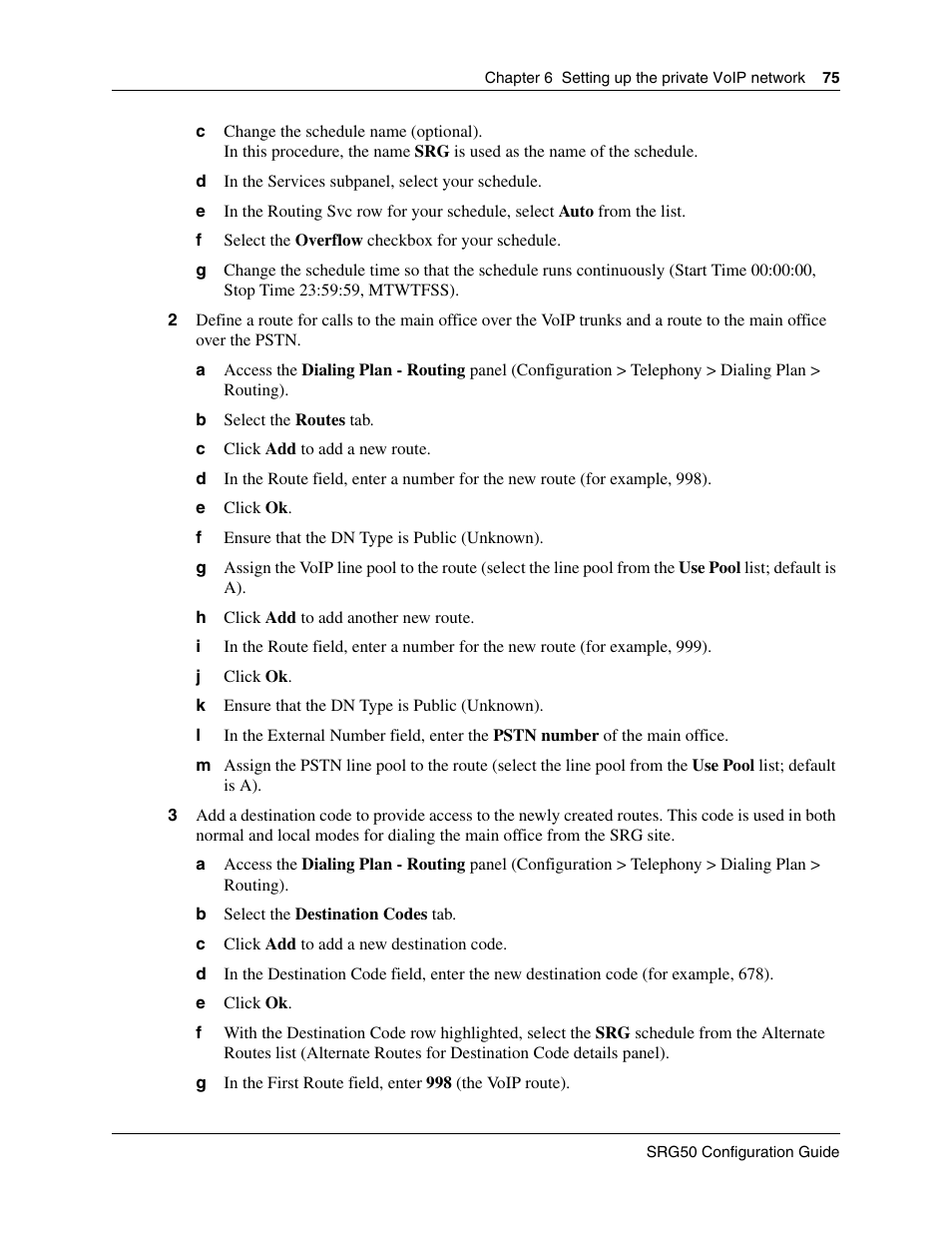 Nortel Networks SRG50 User Manual | Page 75 / 102