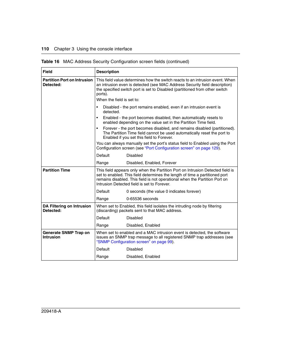 Nortel Networks 1000ASE-XD User Manual | Page 110 / 214