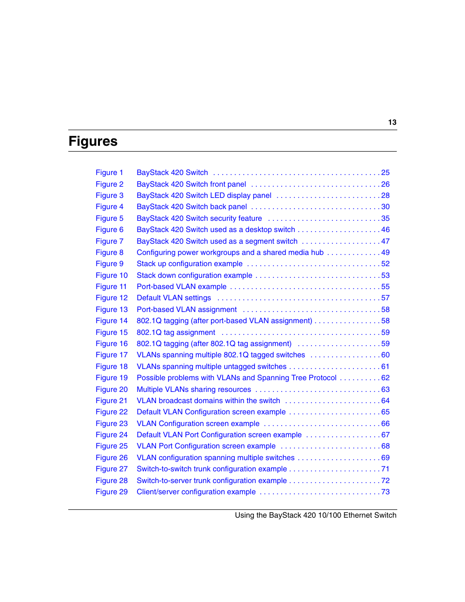 Figures | Nortel Networks 1000ASE-XD User Manual | Page 13 / 214