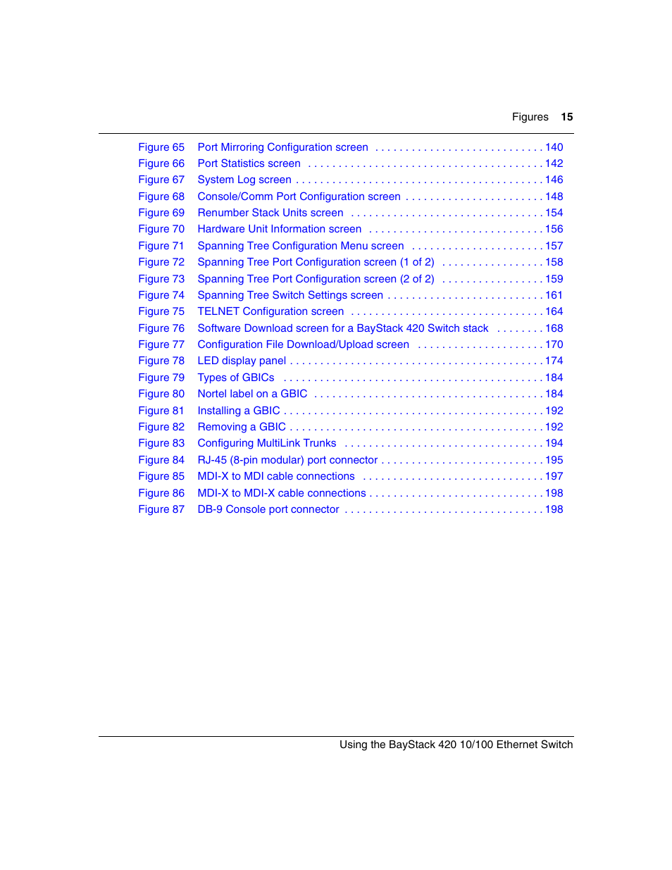 Nortel Networks 1000ASE-XD User Manual | Page 15 / 214