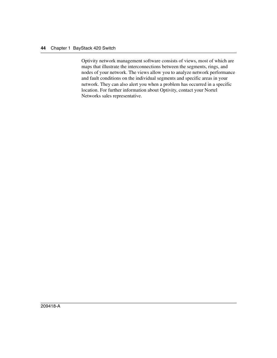 Nortel Networks 1000ASE-XD User Manual | Page 44 / 214