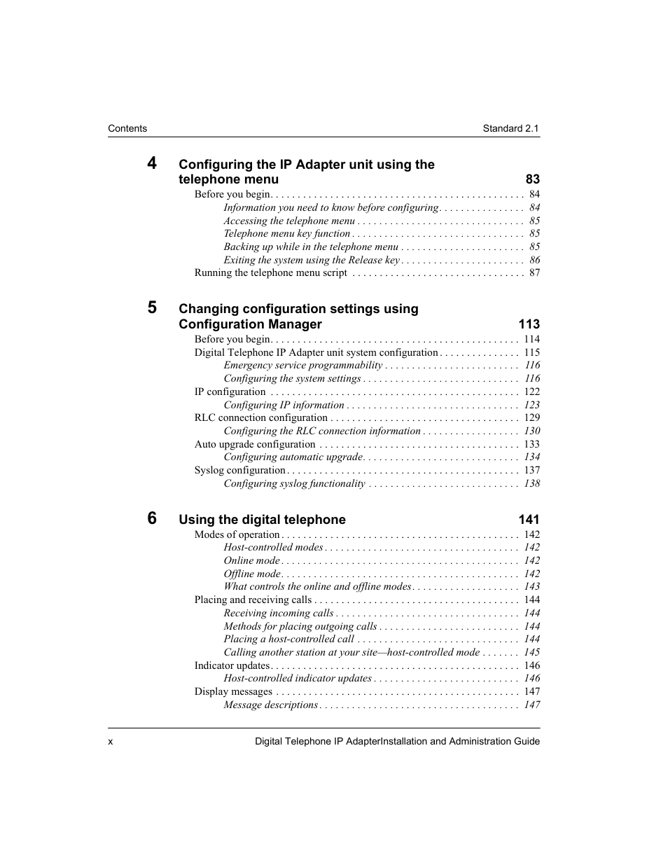 Nortel Networks M3310 User Manual | Page 10 / 264