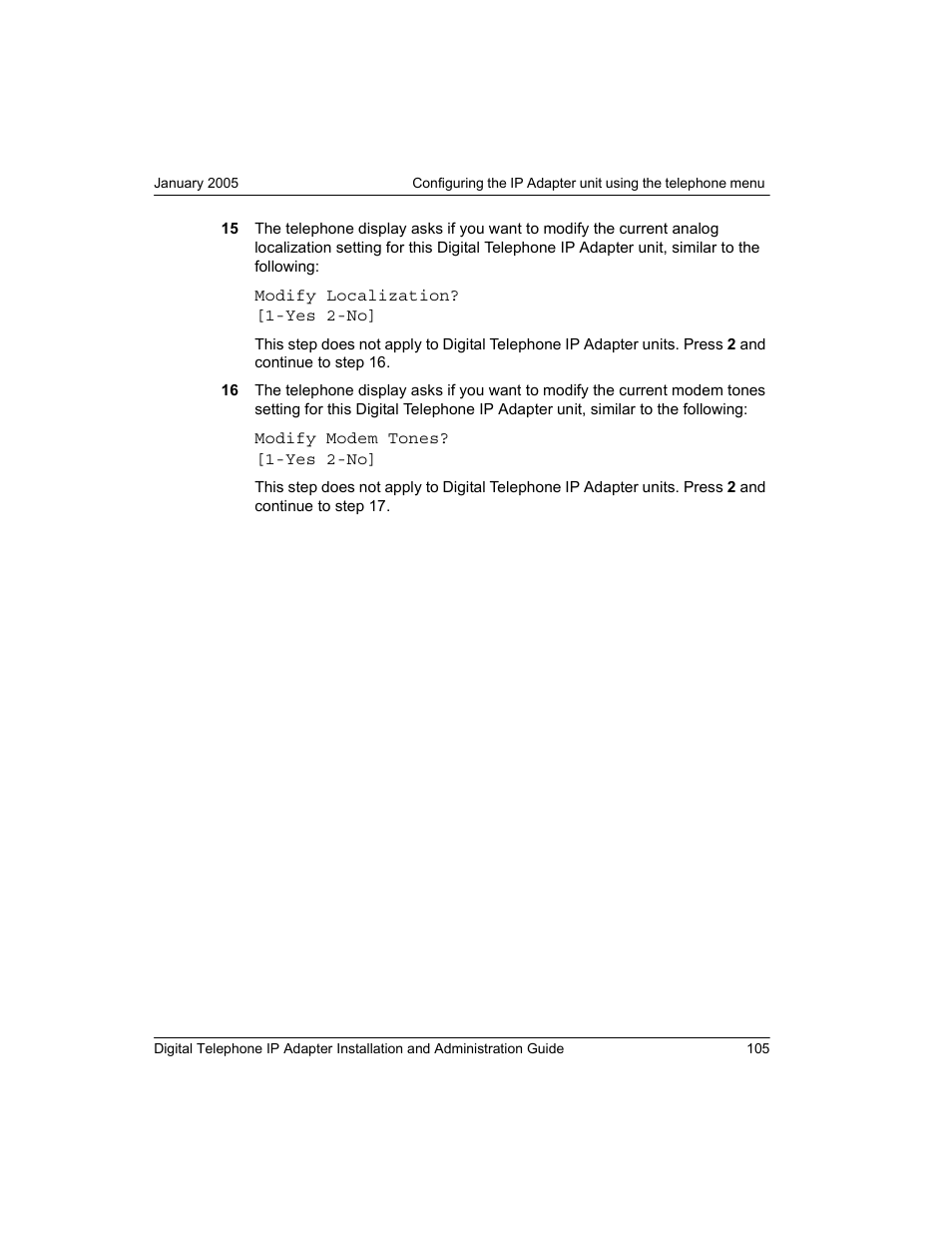 Nortel Networks M3310 User Manual | Page 105 / 264
