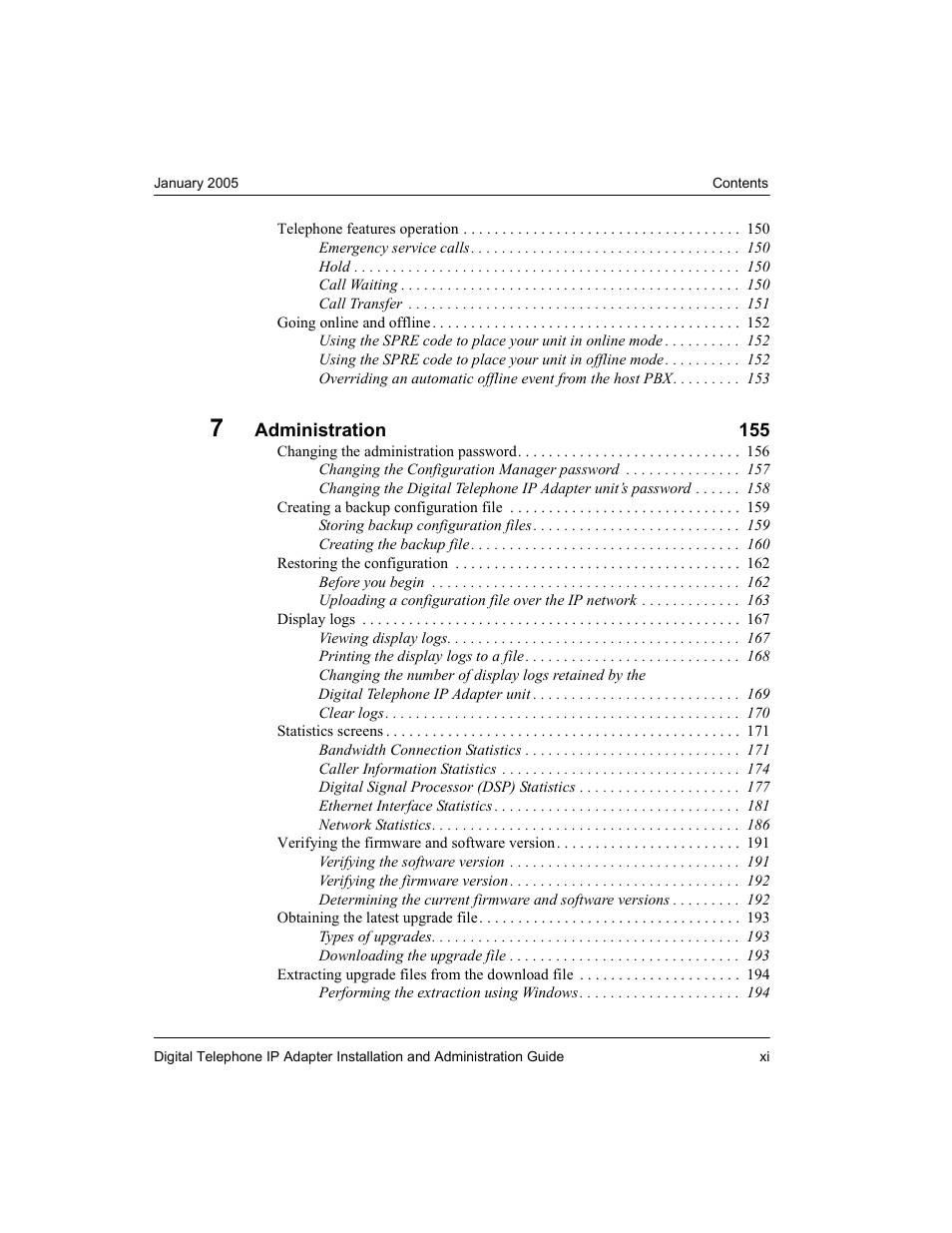 Nortel Networks M3310 User Manual | Page 11 / 264