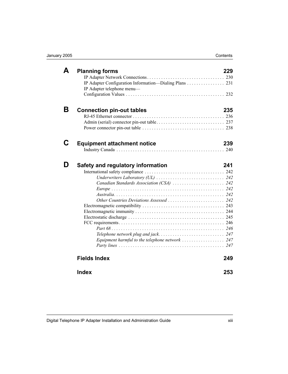 Nortel Networks M3310 User Manual | Page 13 / 264